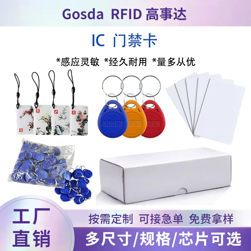 

Customized. Access Card NFC White Card Community Property Elevator Card Inductive ID Card Lock Access Card Ma