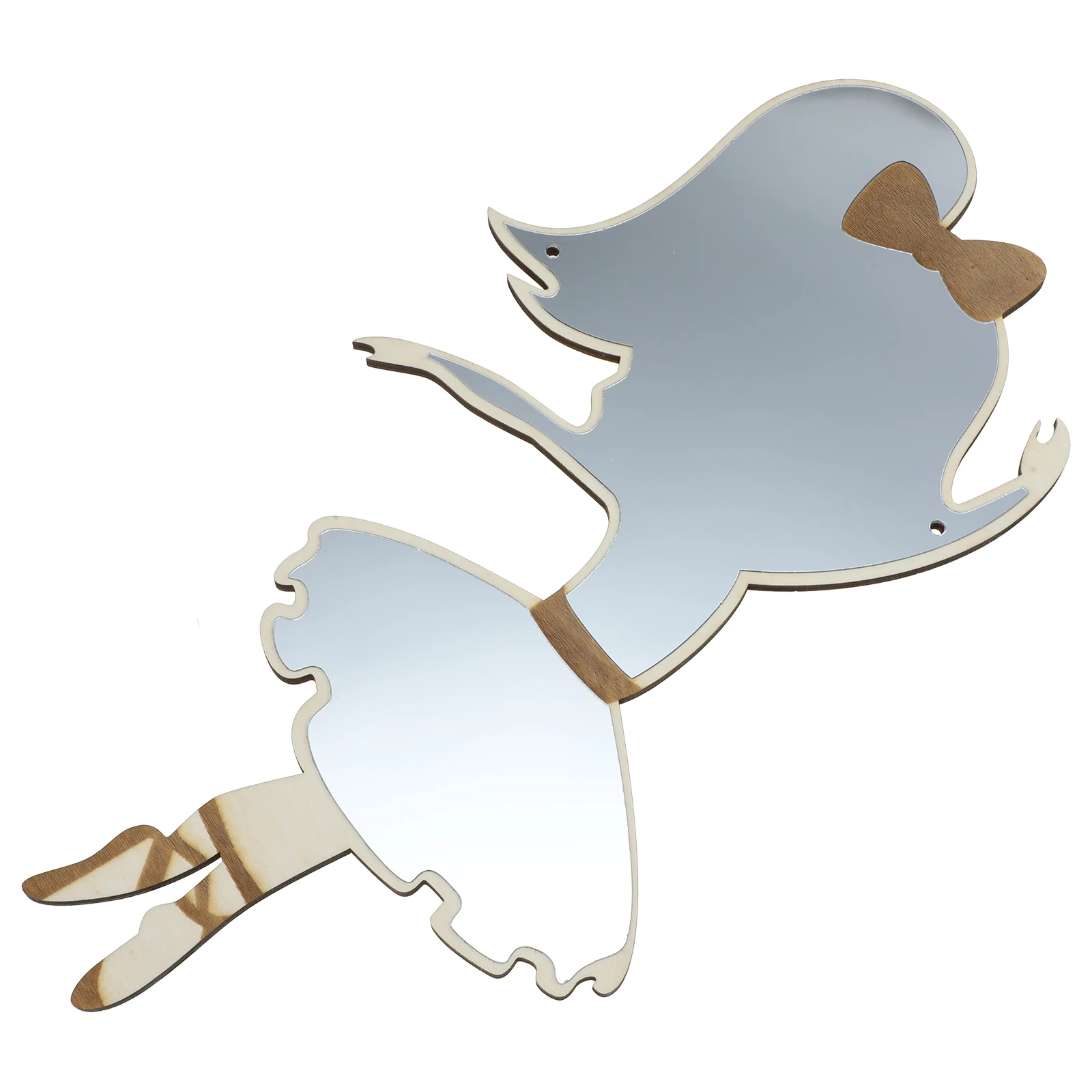 

Rabbit Non Glass Acrylic Mirror Ornament Easy Hang Shatterproof Mirror Wall Sticker Brighten Nursery Kindergarten Decal