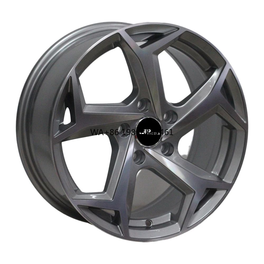 

Hot Selling Five Spoke New Casting Car Alloy Wheels 15-18 Inch 5x112/5x100 ET40mm Black Finish for Aftermarket #M1196