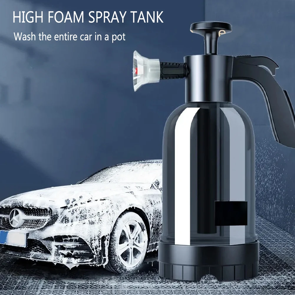 2L Manual Foam Sprayers For Car Cleaning Hand Pneumatic Foam Car Washing Tool For Gardening Watering