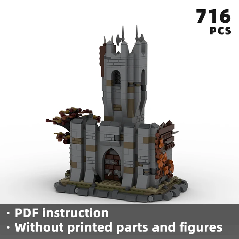 

strategic stronghold castle tower bricks medieval kingdom defense blocks faction base architecture moc building military klocki