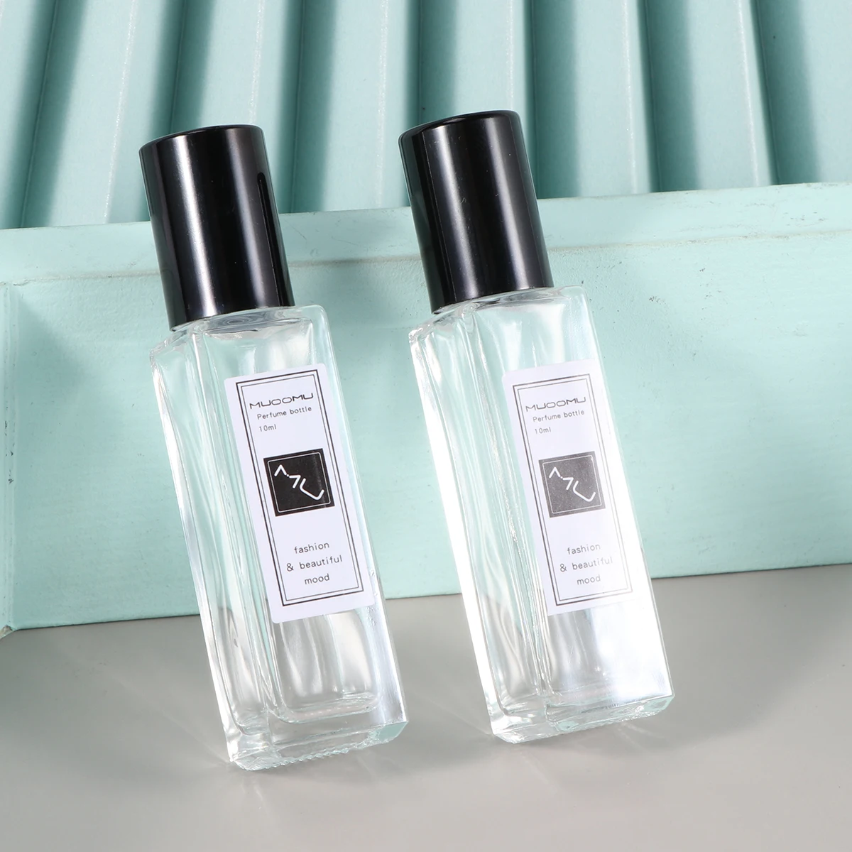 

12Pcs Glass Roller Bottles Reusable Refillable Storage for Perfume Essential Oils Portable Travel Sample Bottles