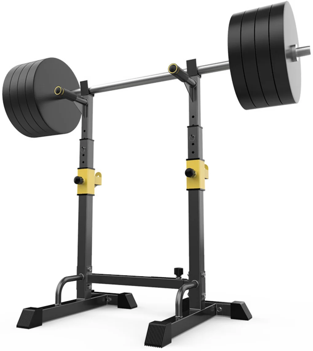 Multifunctionele Squat Bench Press voor thuisfitness, halterbedmachine, halterrek, beugeluitrusting, eenvoudige parallelle staven