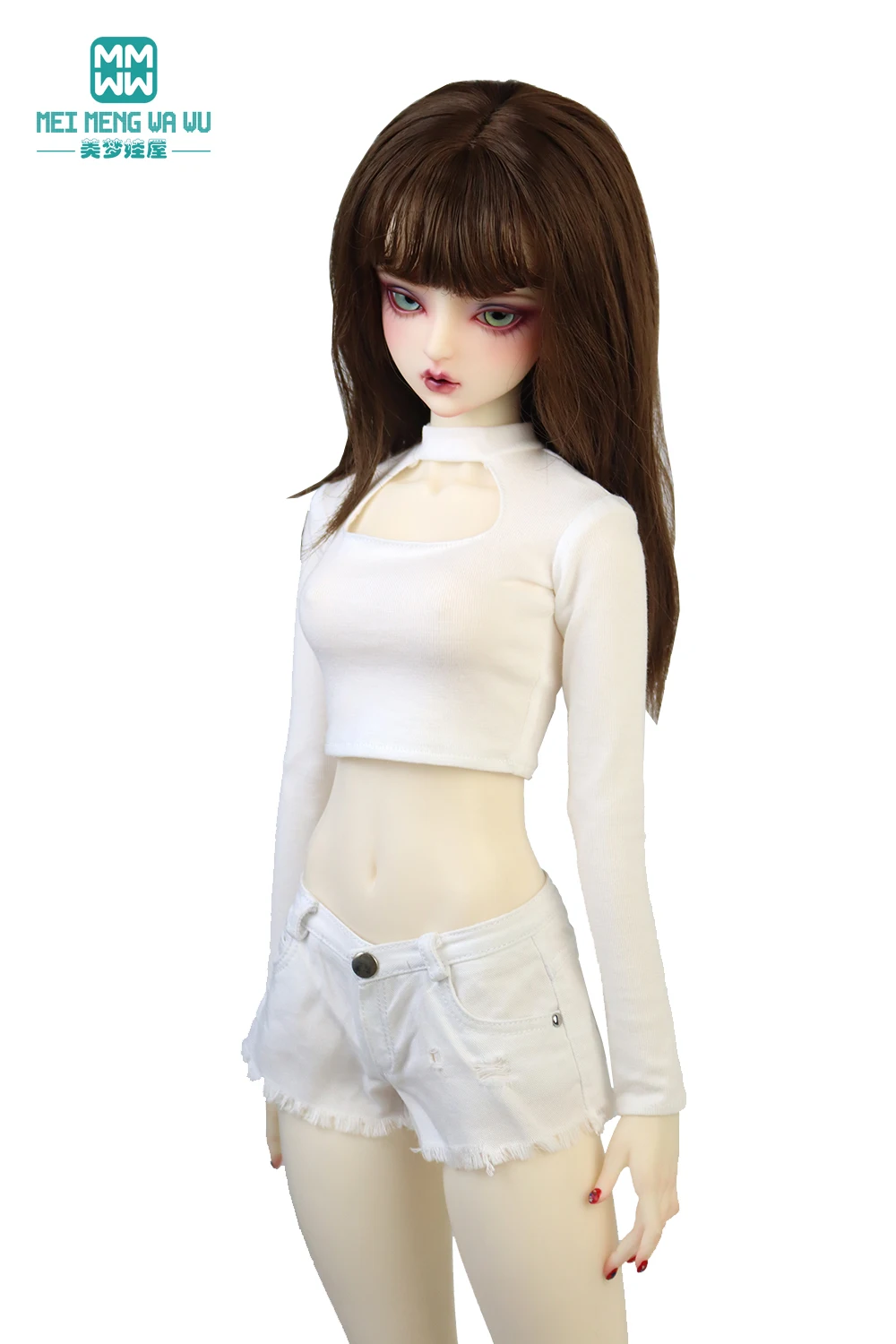 

Fits 43-60cm 1/3 1/4 SD DD Toys Ball Jointed Dolls Fashion T-shirt Gifts for Girls
