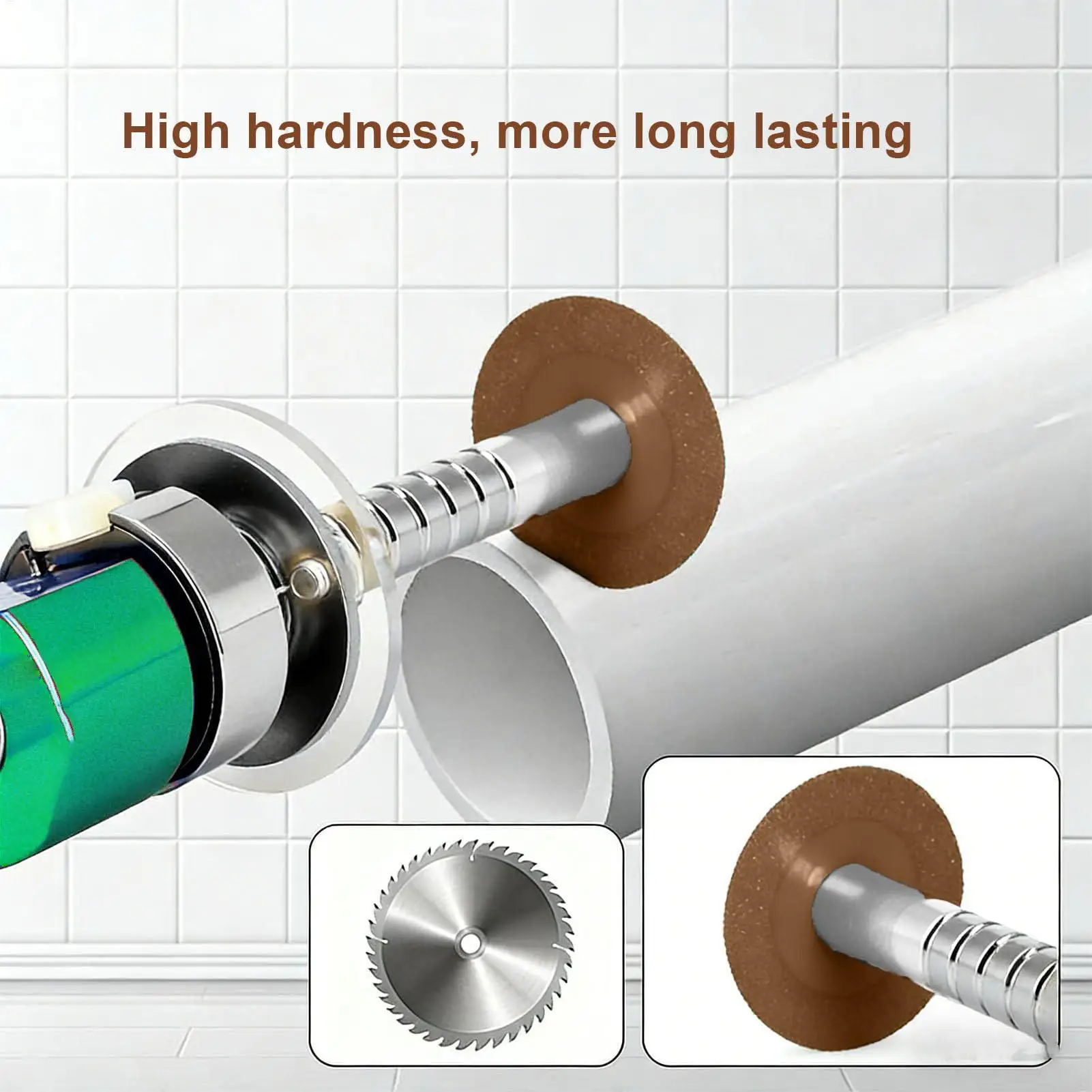 Pipe Inner Diameter Cutter 1-1/4 Inch Internal Tubing Cutter For Drill Attachment PVC Conduit Cutting Tool Reaming Accessory