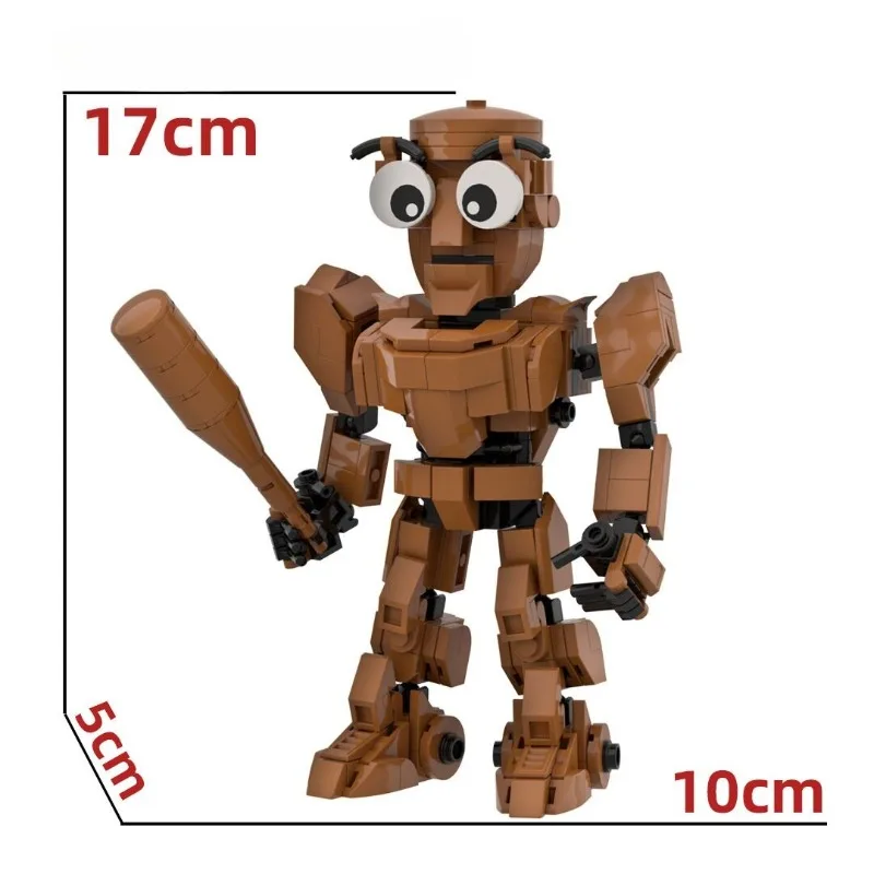 Figurine de cerveau TungTungTung Sahur Tralalelo Tralala, blocs de construction, armure de chasse, modèle Fusion, jouets d'ornements de bureau, en Stock