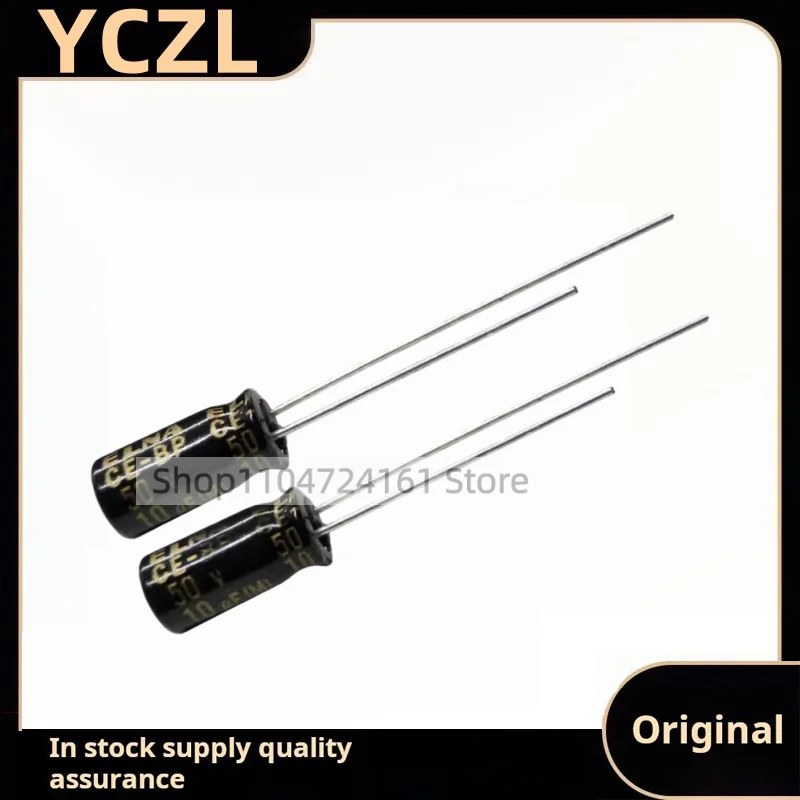 10PCS Brand new genuine 50v10uF CE-BP non-polar audio imported electrolytic capacitor 5*11mm