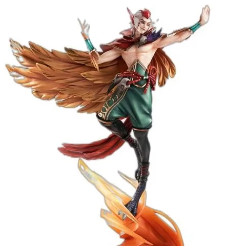 Wholesale Original Hobbymax League of Legends Luo Xia Anime Figure Raken and Xayah Statue Anime Action Figure