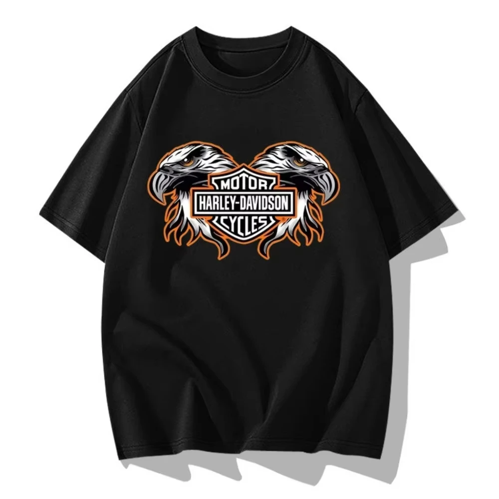 

Yamaha Genuine Motorcycle Riding Off-Road Men's Breathable Short Sleeve Fashion Brand Printed Loose Crew Neck Cotton K2y Top