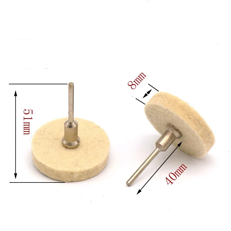 For Gold Silver Jewelry Mirror Polish Pad Grinder Power Tool Accessories 50mm Polishing Wheel Cloth Buffing Wheel