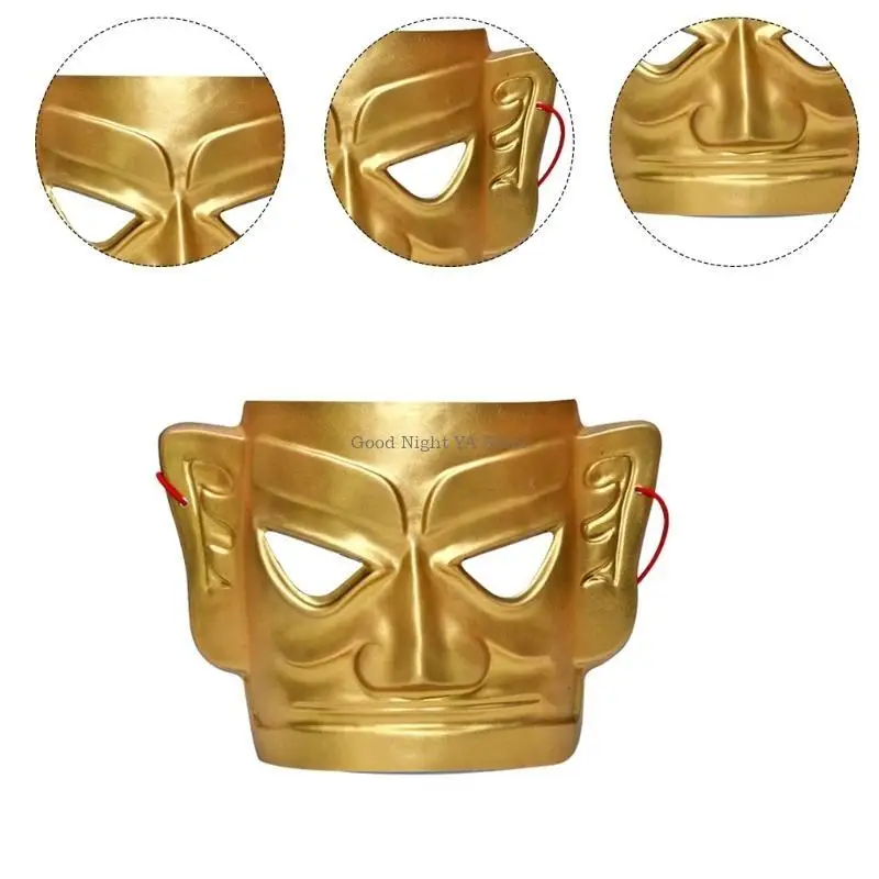 Sanxingdui マスク ハロウィン パーティー マスク 仮面舞踏会マスク チャイニーズ マスク パーティー マスク
