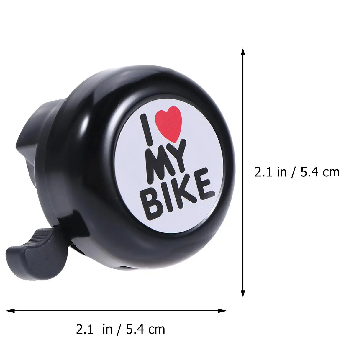 

Aluminum Bicycle Bell Accessories with Crisp Ringtone for Kids Adults Mountain Road Bike Black Warning 22mm Handlebar Fits Bike