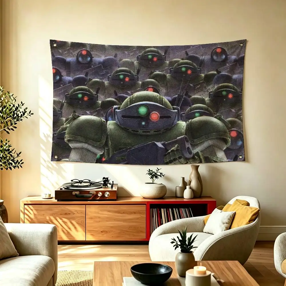 Classic Anime A-Armored Trooper Votoms  Flags Wall Hanging Tapestry Outdoor Garage Room Decorative flag Background Blanket