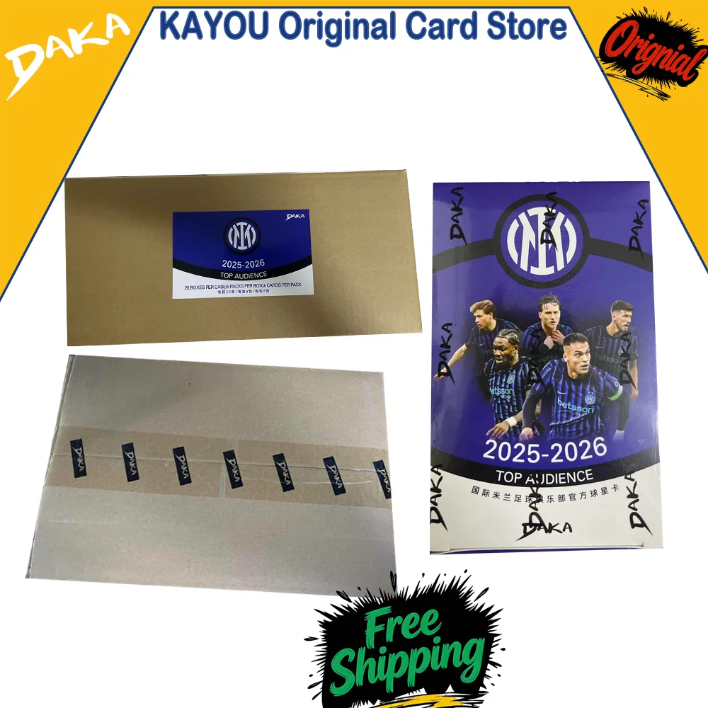 Genuine Daka 2025-26 Top Audience Series Internazionale Milano Football Club Collection Card Official Box Ronaldo Jersey Card