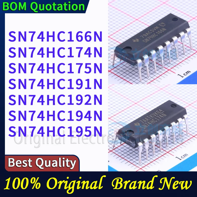 5pcs/lot SN74HC166N SN74HC174N SN74HC175N SN74HC191N SN74HC192N SN74HC194N SN74HC195N In stock Original High quality