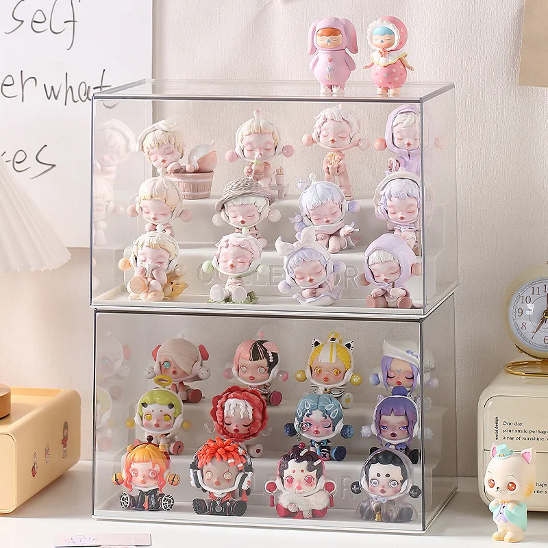 

Blind Box Storage Display Stand Figure Model Display Box Dustproof Transparent Acrylic Storage Boxes