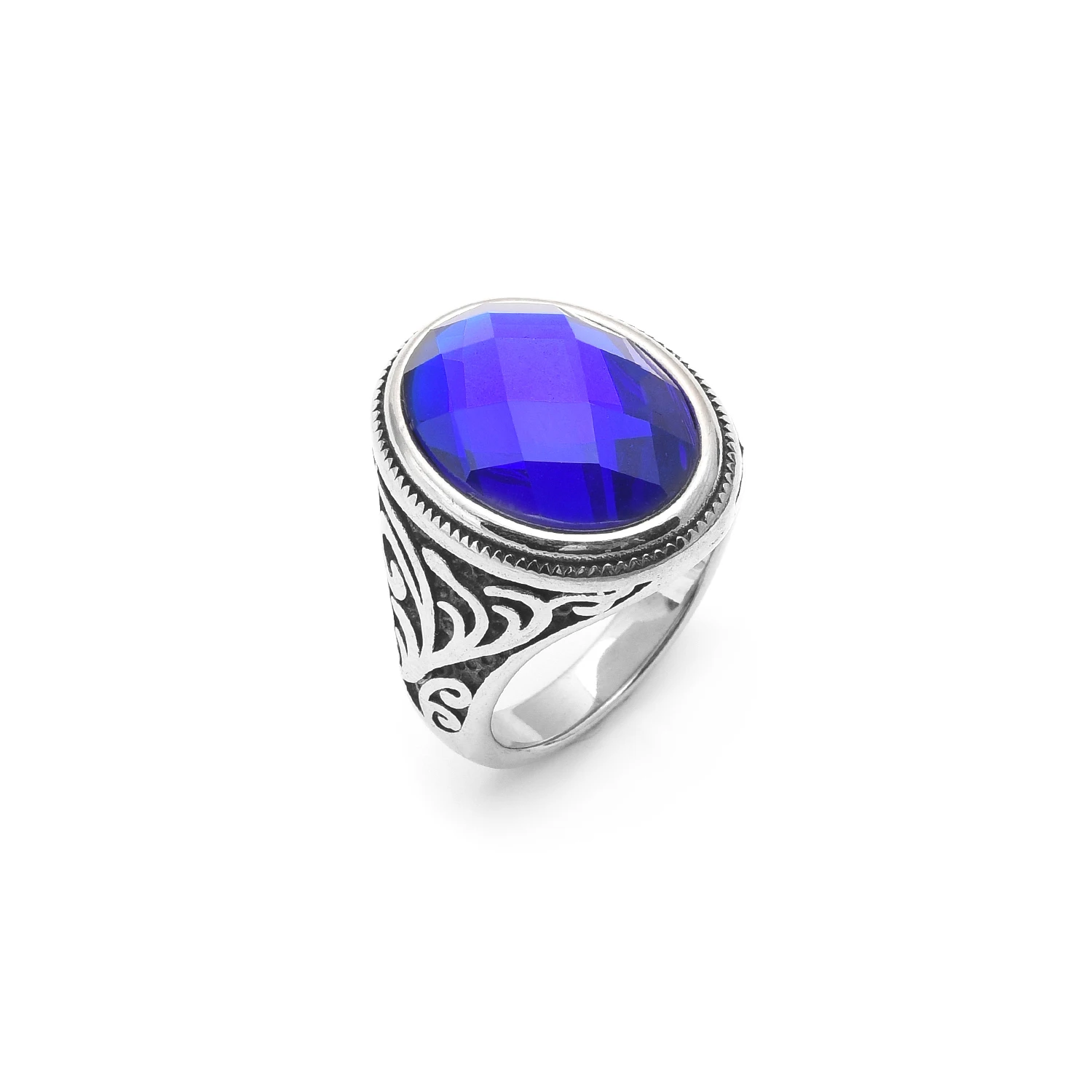 Men's 316LStainless Steel High Quality Onyx Rings Classic Trend Jewelry - view 3