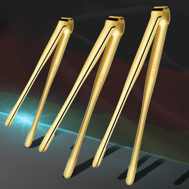 Pinze da cucina pinze per griglia per Barbecue pinzette da cucina in acciaio inossidabile pinze per carne per alimenti da cuoco Clip utensili per Barbecue accessori da cucina