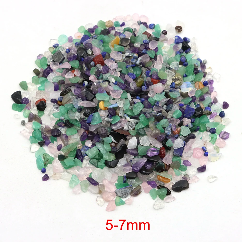 50g/100g 5 Sizes Natural Mixed Quartz Crystals Stone Rock Gravel Specimen Tank Decor Natural Tumbled Chip Stones and Minerals - Image 5
