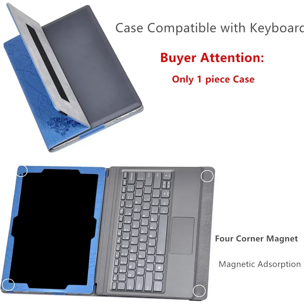 Capa para tablet lenovo miix 520 510 miix5 plus 12.2 polegadas suporte dobrável capa para chuwi surbook 12.3 polegadas tablet case