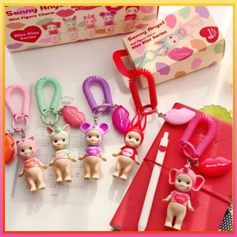 

Kiss Kiss Series 2025 New SSonny Angel Mystery Box Fashion Blind Box Kawaii Character Decoration Mini Figure Charm Birthday Gift