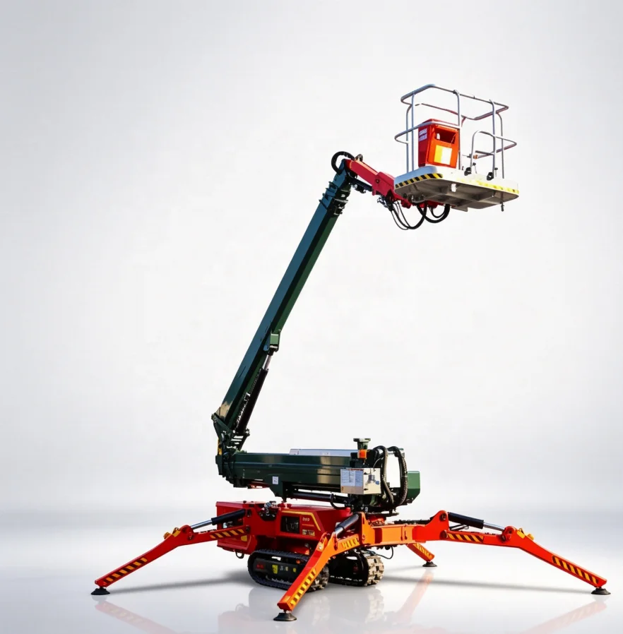 Spider-type Diesel Engine Aerial Work Platform with 27 Meters Effective Height Kilogram Load Capacity High Efficiency