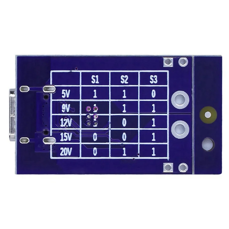 

5X Type-C QC AFC PD2.0 PD3.0 для DC, готовый триггерный детектор Scam, USB-PD, модуль сменной платы блока питания для ноутбука-VVNB