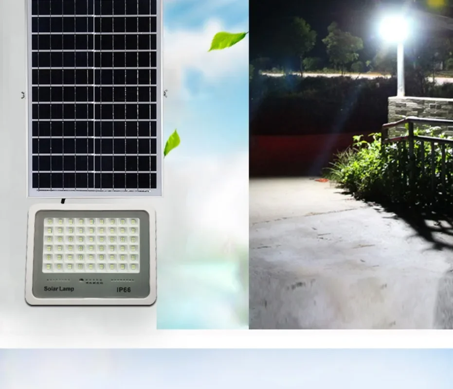 LED IP66 Dream Blue Solar Flood Light Outdoor Lights Super Bright High Power Waterproof Indoor and Outdoor Induction Home lamps