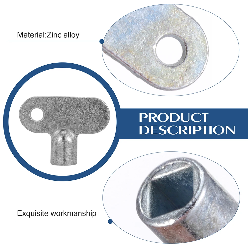 10 قطعة مفاتيح المبرد سبائك الزنك ثقب مسبق الحفر للصنابير مشعات تنزف مفتاح السباكة أداة معدنية مفتاح المياه المقبس مفاتيح