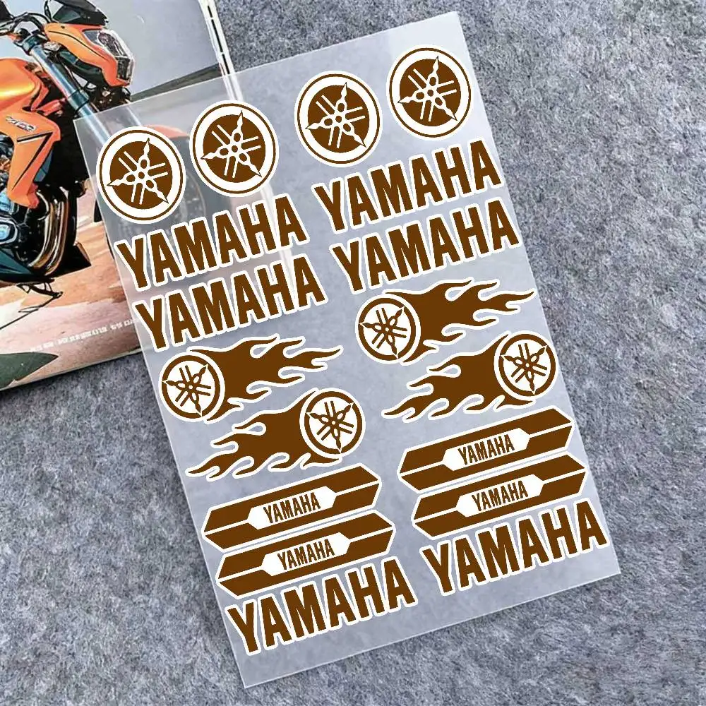 

For Yamaha Reflective Motorcycle Stickers, 3M Safety Warning At Night In The Dark Scooter Helmets
