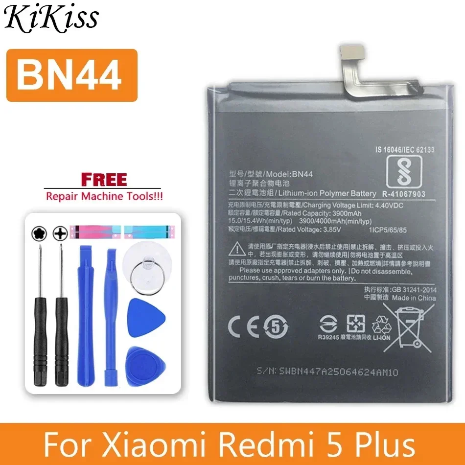 Battery For Xiaomi Redmi 3 3S 3X 4 4A 4X 5A 5 Plus Pro Prime BM47 BM4A BN30 BN34 BN35 BN40 BN42 BN44