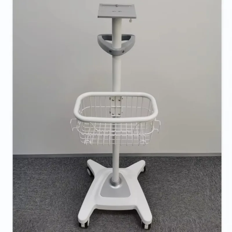 Patient Monitor Trolley Vital Sign Monitor Roll Stand Medical Cart Hospital Trolley