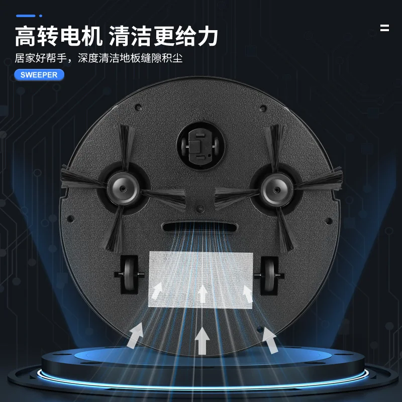 التلقائي بالكامل مكانس كهربائية للكنس شفط وممسحة كنس المنزلية شخص كسول ذكي ثلاثة في واحد آلة كنس USB