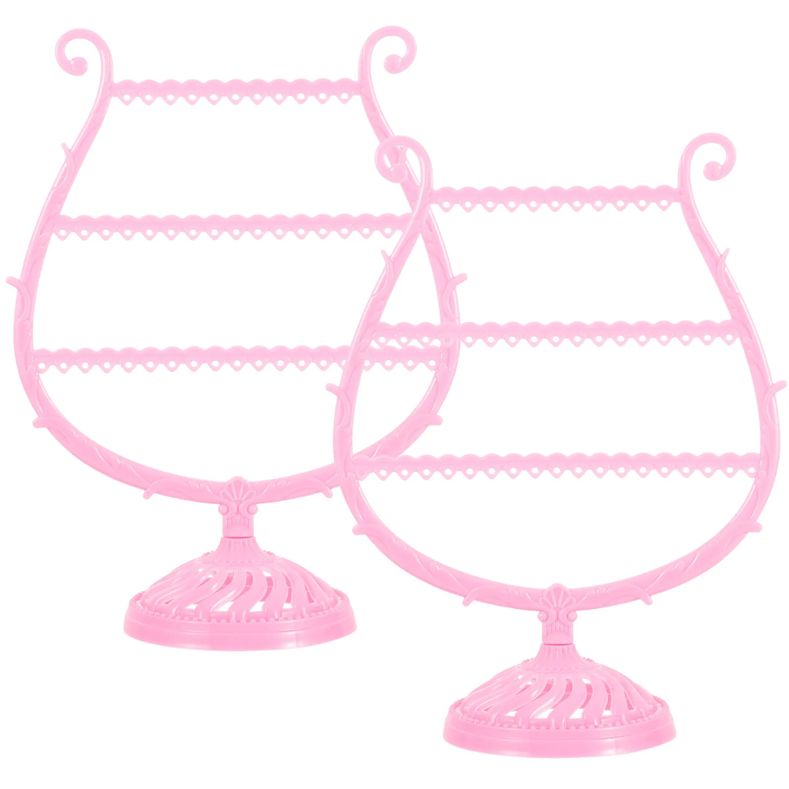 2 قطعة حامل عرض القرط كأس النبيذ شكل منظم المجوهرات لحامل الأقراط المنظم لأقراط متدلية لطاولة الغرور