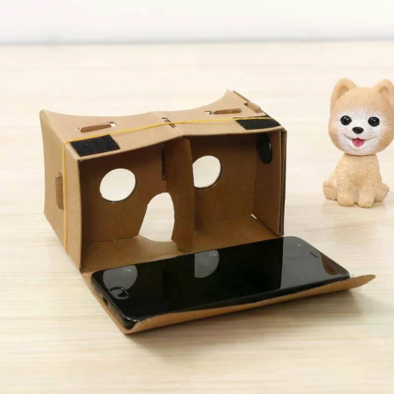 1pc Google Cardboard 3d Vr Virtual Reality Glasses for Android or Phone New Model Diy Transform Your Device Into a Big Screen