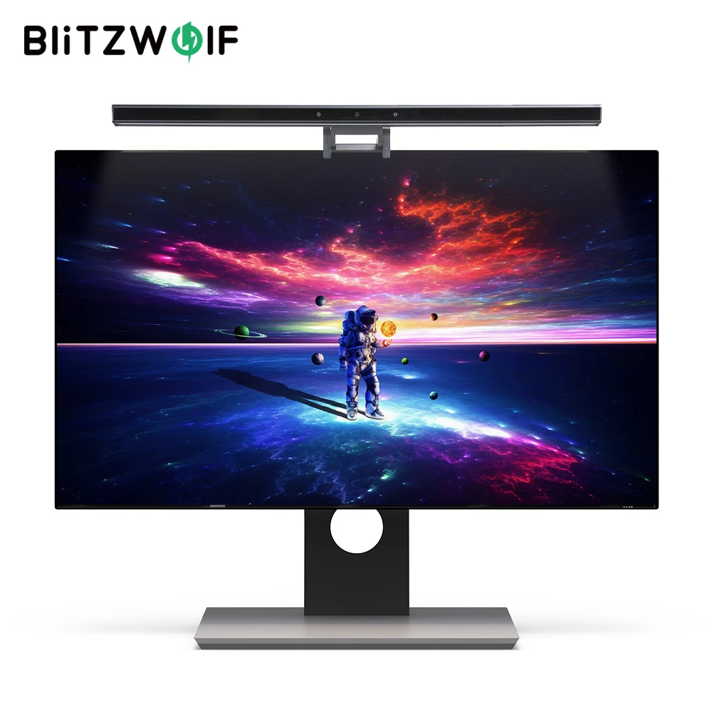 

BlitzWolf BW-CML6 RGB Gaming Monitor Light Bar with Dynamic Pickup Stepless Dimming Wireless Remote Control for PC Computer