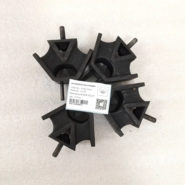 Construction Machinery Hyunsang Excavator Parts Engine Mount V1105 V11-05 7T8331 11N6-10445 20Y-01-12222