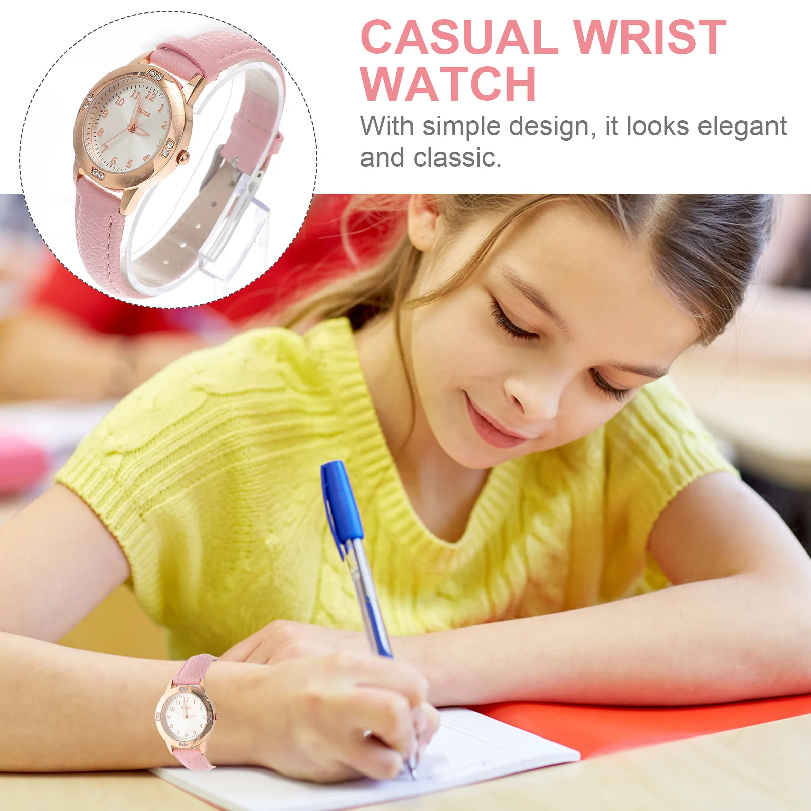 Orologio da polso da donna impermeabile resistente al polso intelligente per orologi regolabili al quarzo da donna