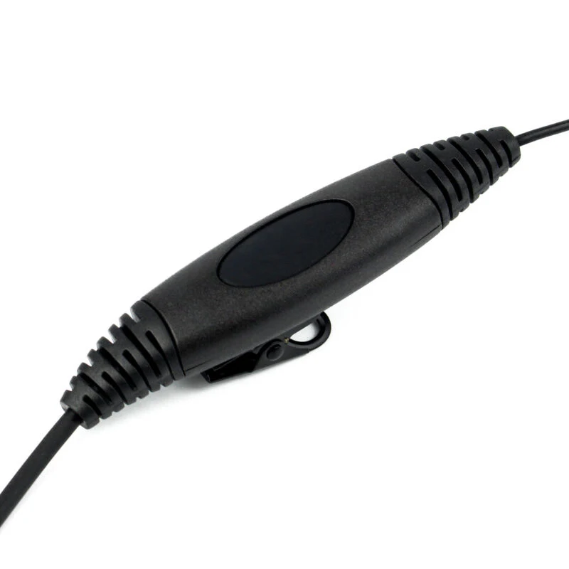 

Radio Mic Headset Communication Accessories 2-Pin Bar Earpiece PTT Microphone For Kenwood KPG KPG27D KPG29D Practical Useful