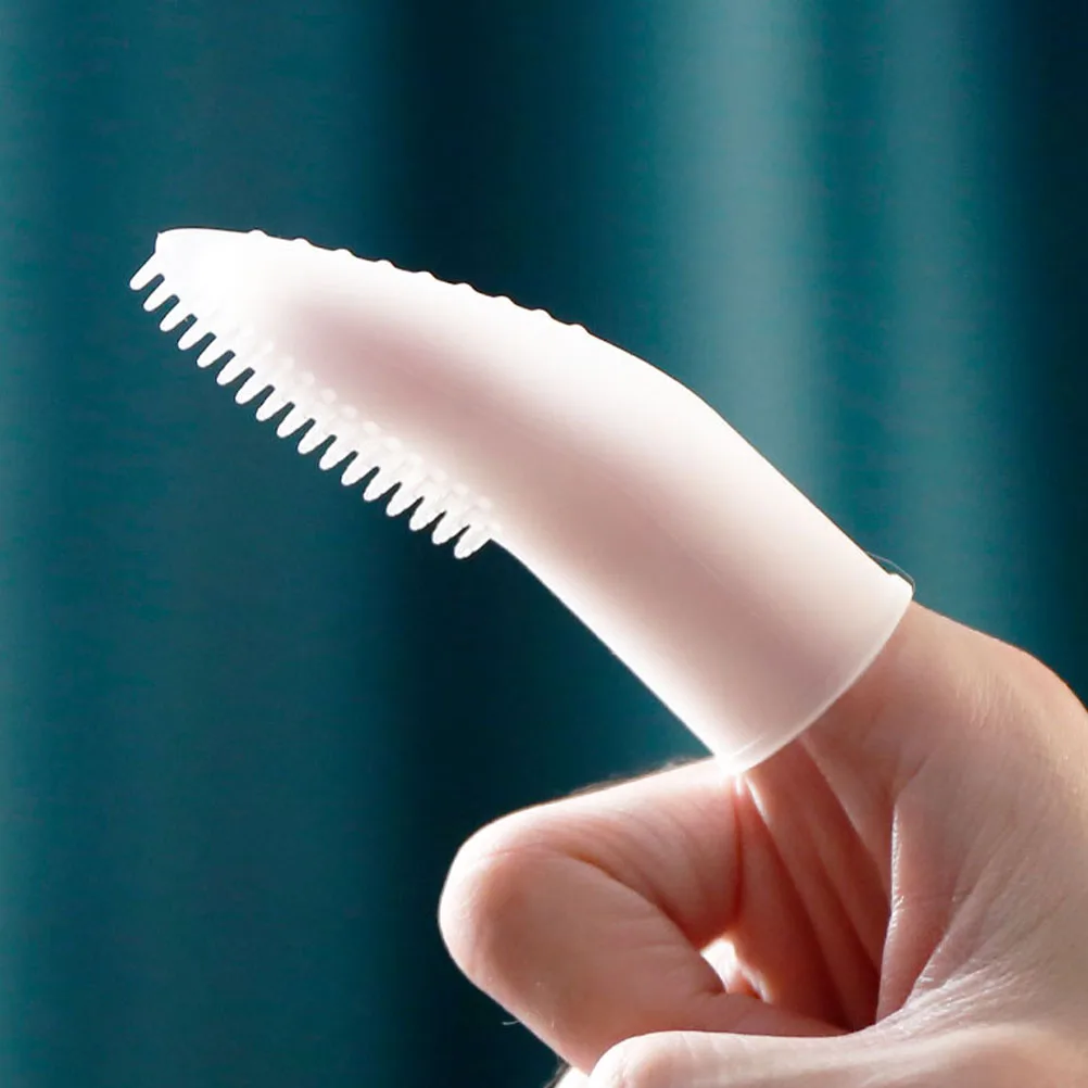 

Silicone Dog Toothbrush Finger Protective Tools for Puppies Cleaning Pet Supplies Reduce Bad Breath Plaque