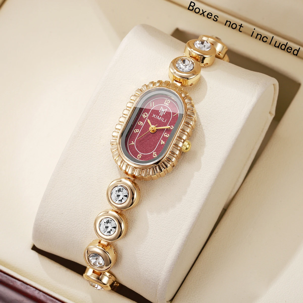 Vintage Oval Red Dial Women Wa - Vintage Jewelry Watches Women review and price
