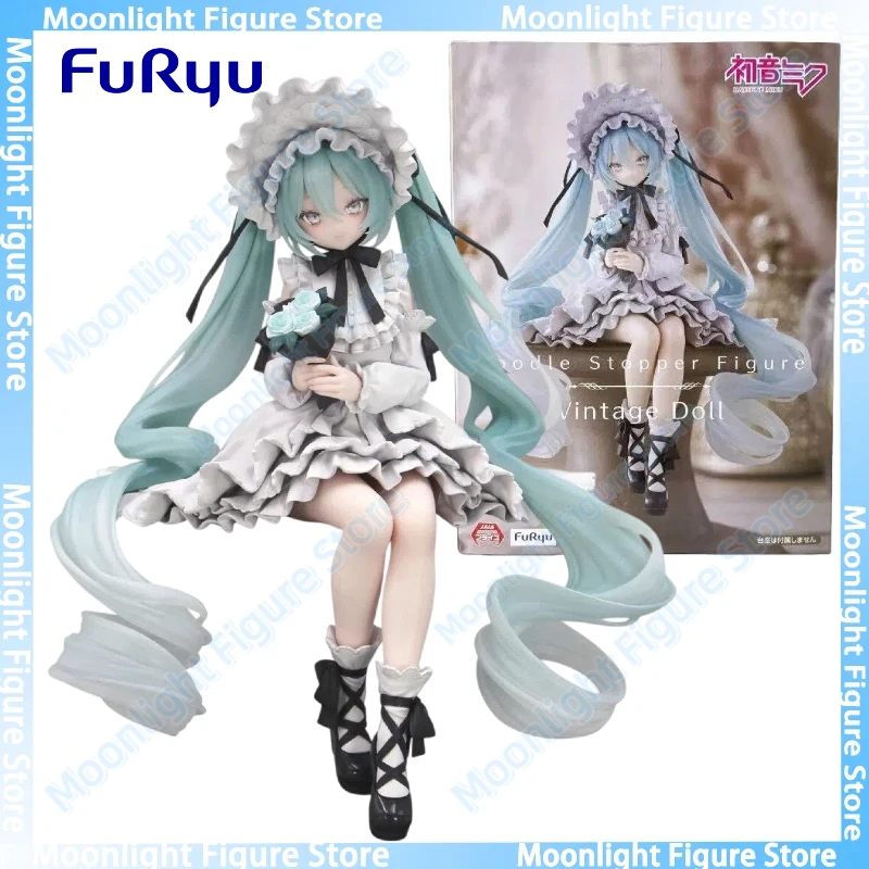 在庫あり-フリュー-ピアプロ-初音ミク-ヴィンテージドール-インスタントヌードルプレス-アニメアクションフィギュア-おもちゃ-ギフト-モデルコレクション