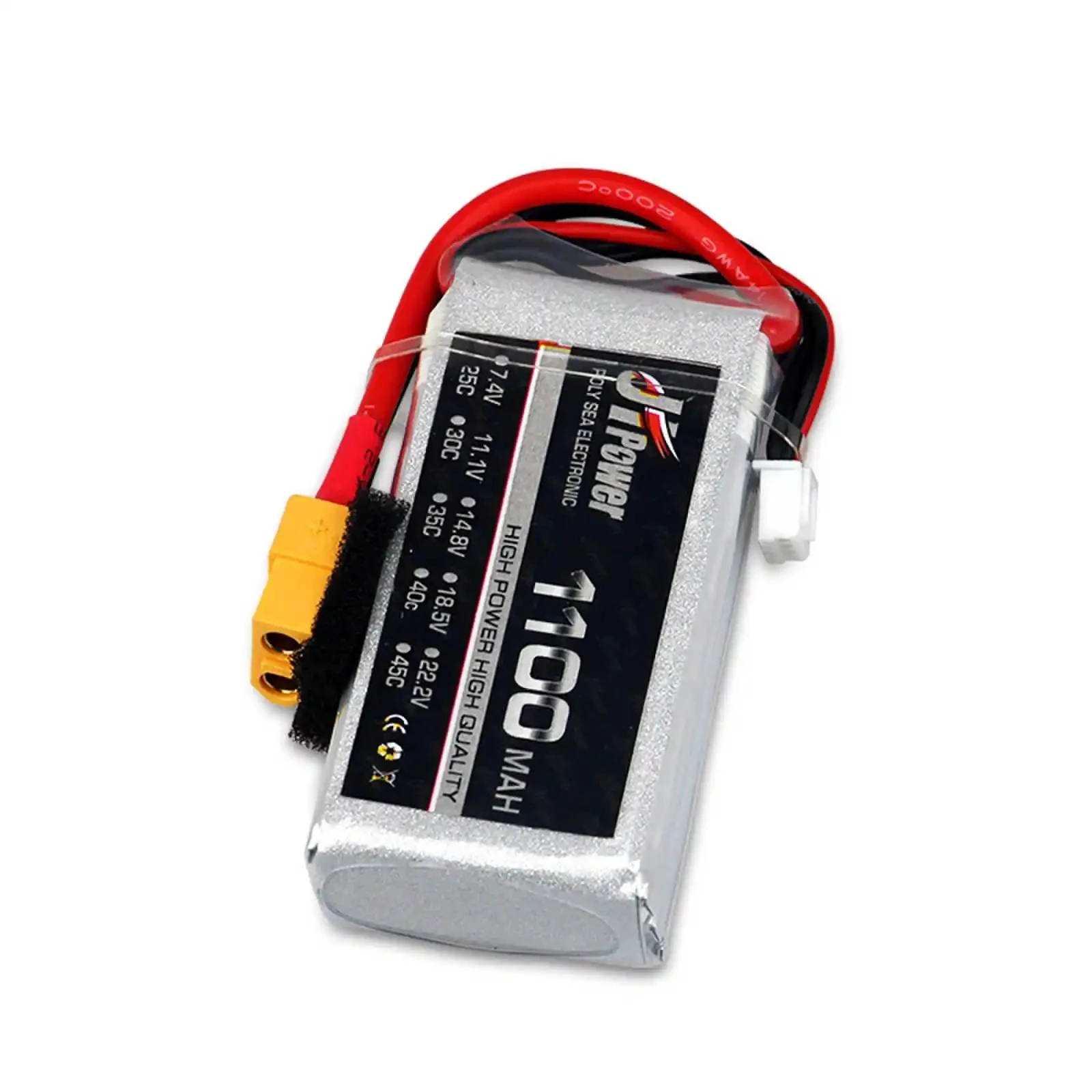 HKNA Lipo 2S 3S 4S 5S 6S RC LiPo batteria 7.4V 11.1V 14.8V 18.5V 22.2V 1100mAh 25C per RC auto elicottero barca RC aereo da corsa