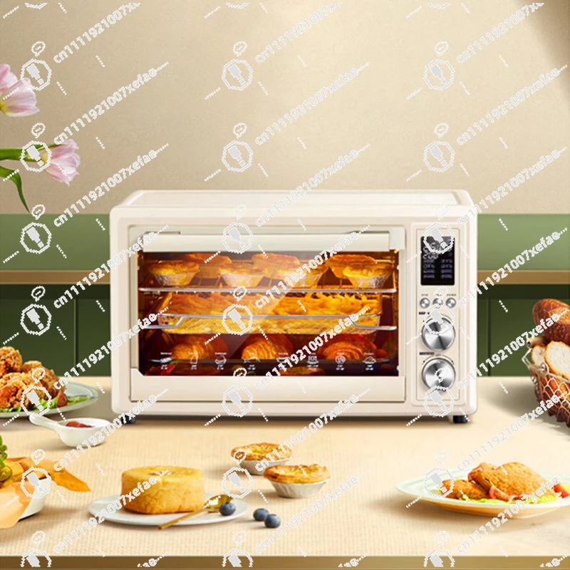 32L Stainless Steel Smart Electric Oven Air Fryer Household Multifunctional Roaster
