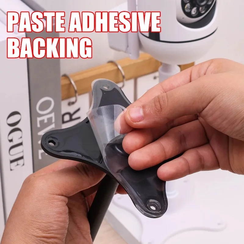 Portable Self-adhesive Baby Monitor Support Camera Holder Stands No Punching Flexible Twist Mounting Kit For Home Office Desktop