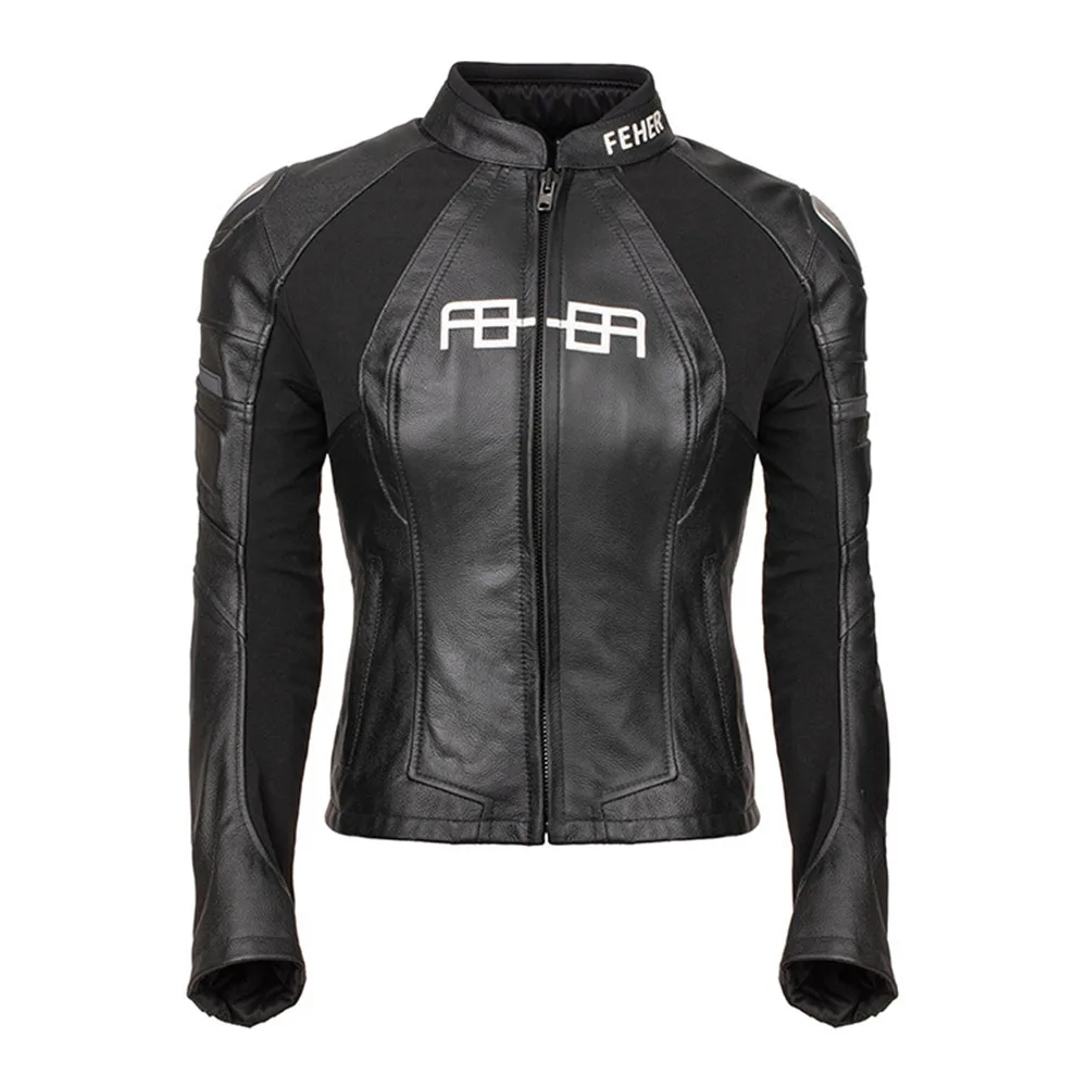 Motorcycle Jacket Built-in CE Protector Leather Jacket Interior Detachable Women's Motorcycle Jacket Windbreak Biker Clothes