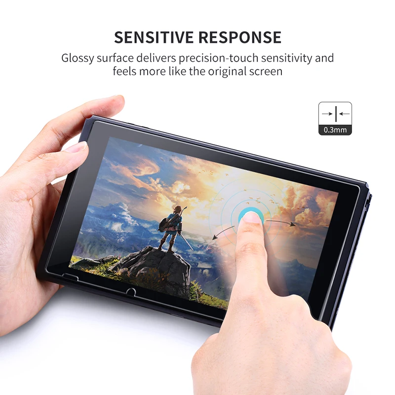 Dành Cho Máy Nintendo Switch NS Kính Cường Lực Bảo Vệ Màn Hình Kính Cường Lực Độ Cứng 9H Cho Nintendos Công Tắc Lite Nintend Màn Hình Bộ Phim