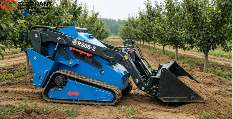 Mini Skid Steer Loader Multi‑Terrain Compact Track Loader With Multi‑Function Interchangeable Working Attachments