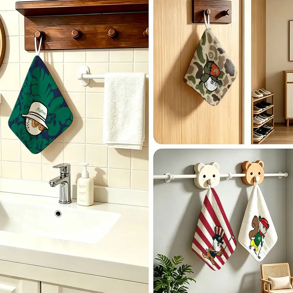 Polyester Hanging Kitchen Hand Towel Durable Wear Resistant  Versatile Use Throughout Home Fashion M-Malbon Hanging Anime