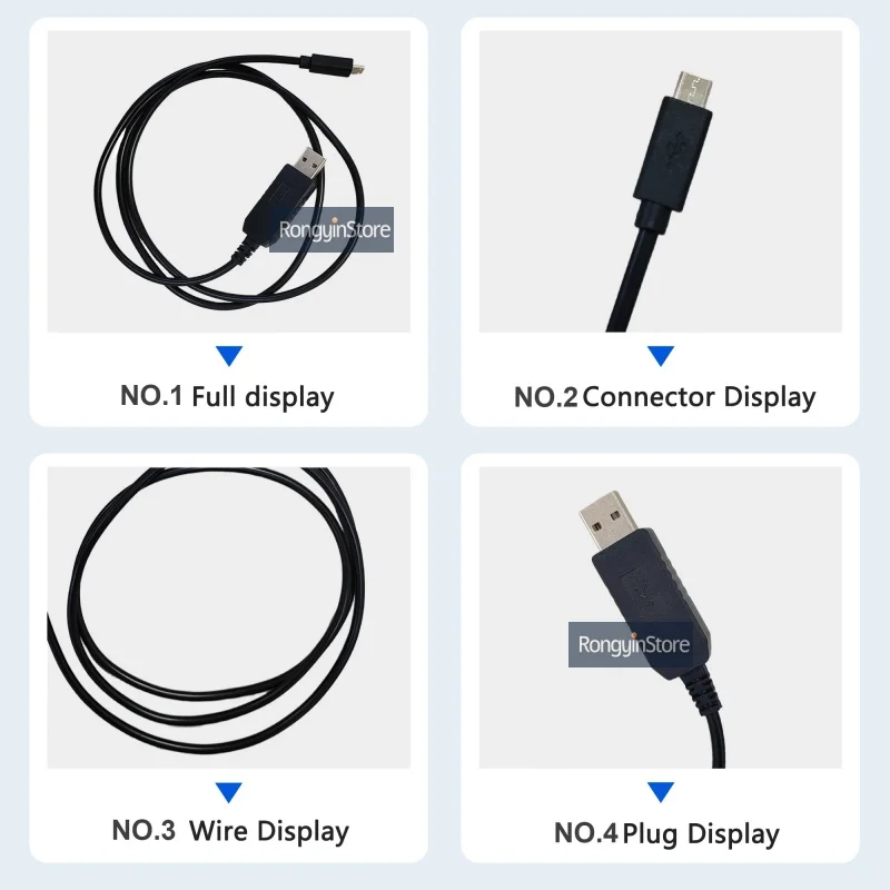 USB Programming Cable For QYT CB-58 Handheld CB Radio PC Frequency Write Read Data Line Compatible with QYT CB58 Walkie Talkies